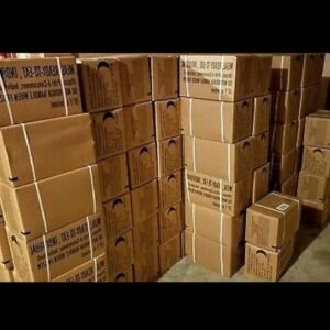 MRE Meals Ready to Eat A and B bundle cases 2025, 2026 inspection. Genuine Military US surplus emergency food bulk supply full box with heater