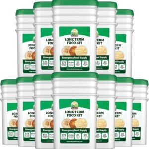 180 days Long Term Food Supply Kit | 75g+ Daily Protein & 1,800+ Calories Per Day | Premium Survival Food 25 Year Shelf Life | Prepper Supplies Freeze Dried Meals