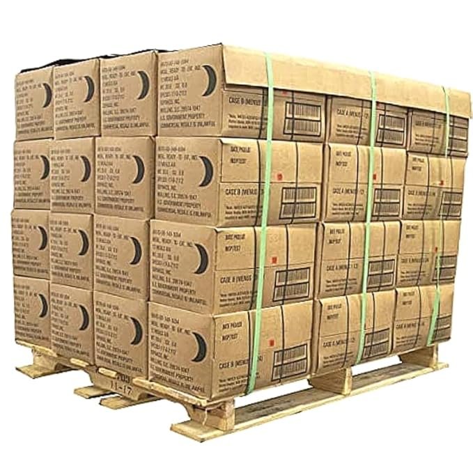 MRE Meals Ready to Eat A and B bundle cases 2025, 2026 inspection. Genuine Military US surplus emergency food bulk supply full box with heater - Image 4