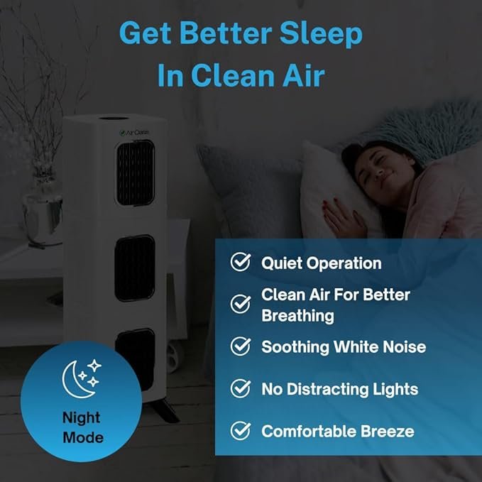 iAdapt 2.0 H13 HEPA Filter Air Purifier Reduces 99% of Viruses, Mold, Dust, Smoke, Pollen & Odors Quietest on The Market WiFi Compatible 3,975 Sq Ft of Clean Air - Image 3