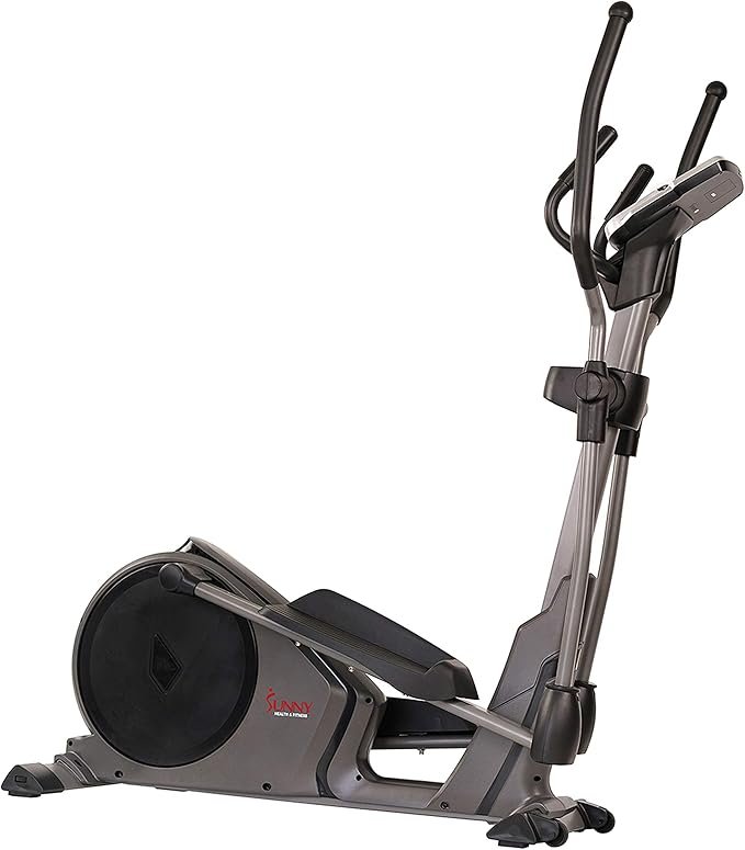 Sunny Health & Fitness Programmable 16 Electro-Magnetic Elliptical Cross Trainer Exercise Machine, Full-Body Cardio Equipment w/ 24 Pre-Built Workouts, 330LB Capacity,Optional Free SunnyFit App Link - Image 2