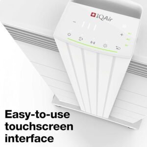 IQAir GC MultiGas XE Air Purifier – Smart MultiGas Filtration for Rooms up to 1125 sq ft - Chemicals, Odors, VOCs, and Particles, Swiss Made, WiFi Enabled