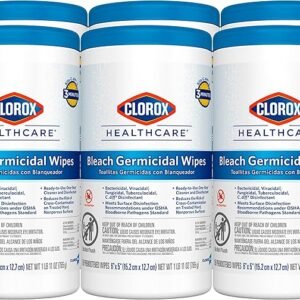 Clorox Healthcare Bleach Wipes 6 pack