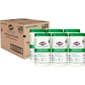 Clorox healthcare hydrogen peroxide wipes 6 pack