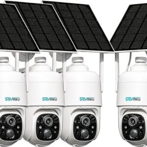 Solar Powered Camera 4 pack