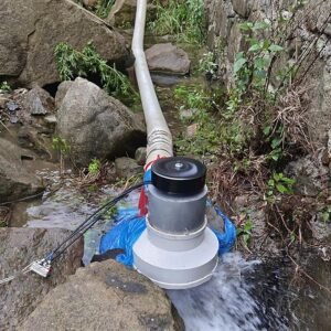 3000W Micro Hydroelectric Generator 220V Water Turbine High Power Hydroelectric Generator with Ballast and 110mm Inlet Fitting, 3500RPM Permanent Magnet Generator for Home, Outdoor,3kw,220V